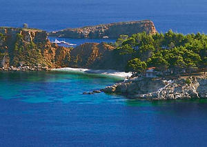 ostrov Alonissos - ilustrační fotografie