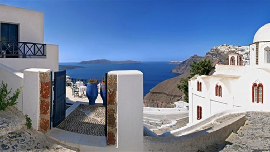 Santorini Reflexions Volcano