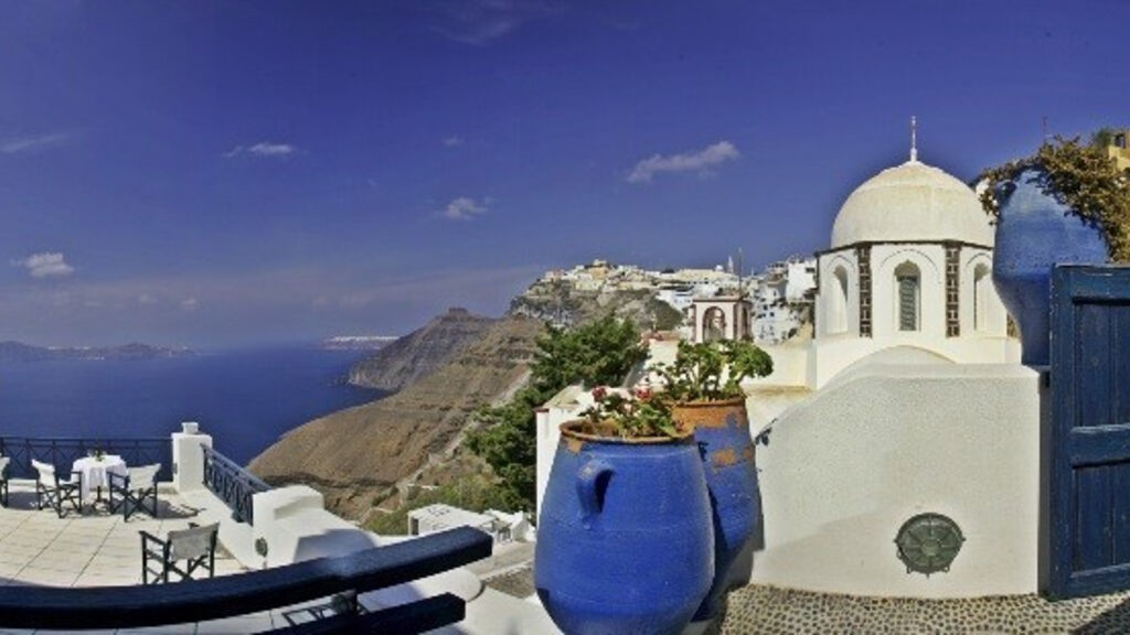 Santorini Reflexions Volcano