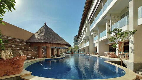 Náhled objektu Jimbaran Bay Beach, Jimbaran, ostrov Bali, Asie