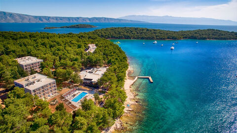 Náhled objektu Senses Resort Vrboska, ostrov Hvar, Střední Dalmácie, Chorvatsko