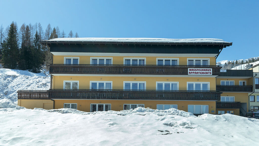 Apt. dům Nassfeldhaus se skipasem
